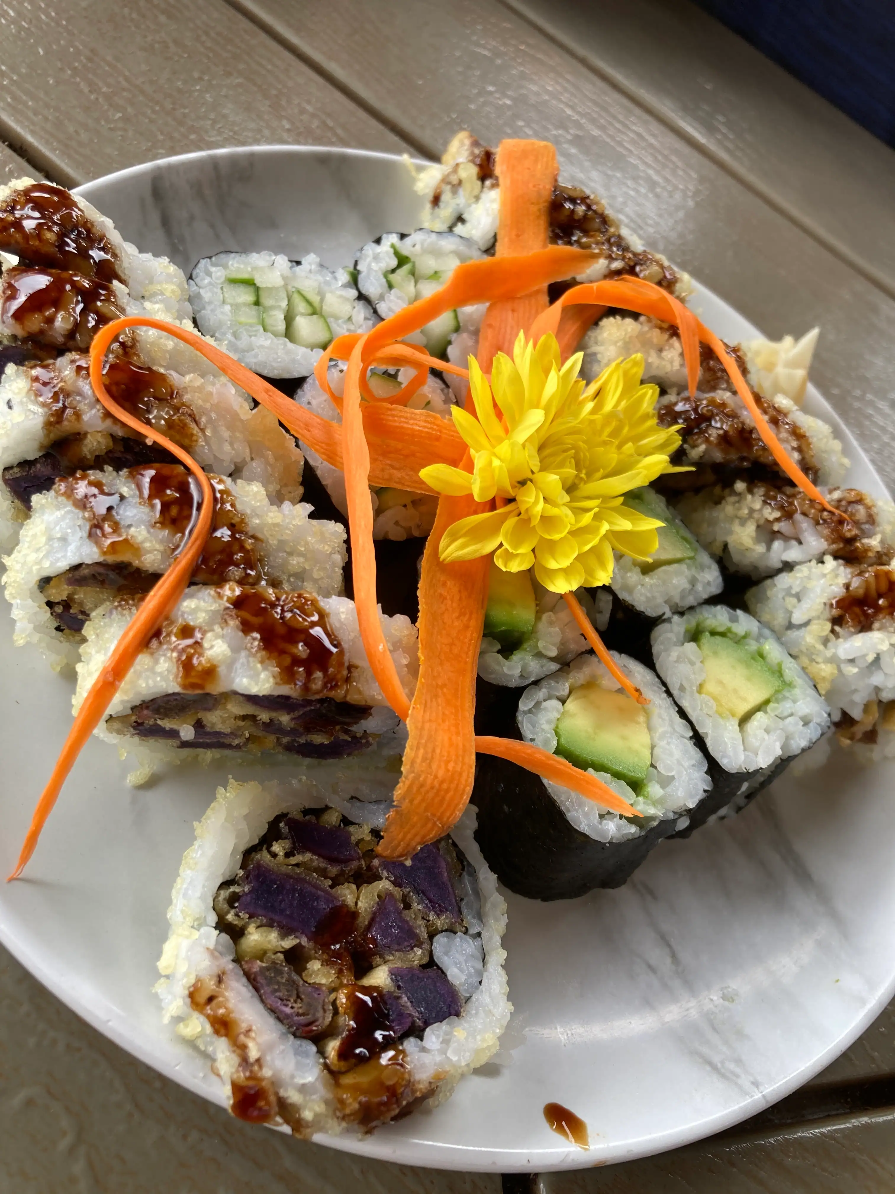 vegan sushi in kauai